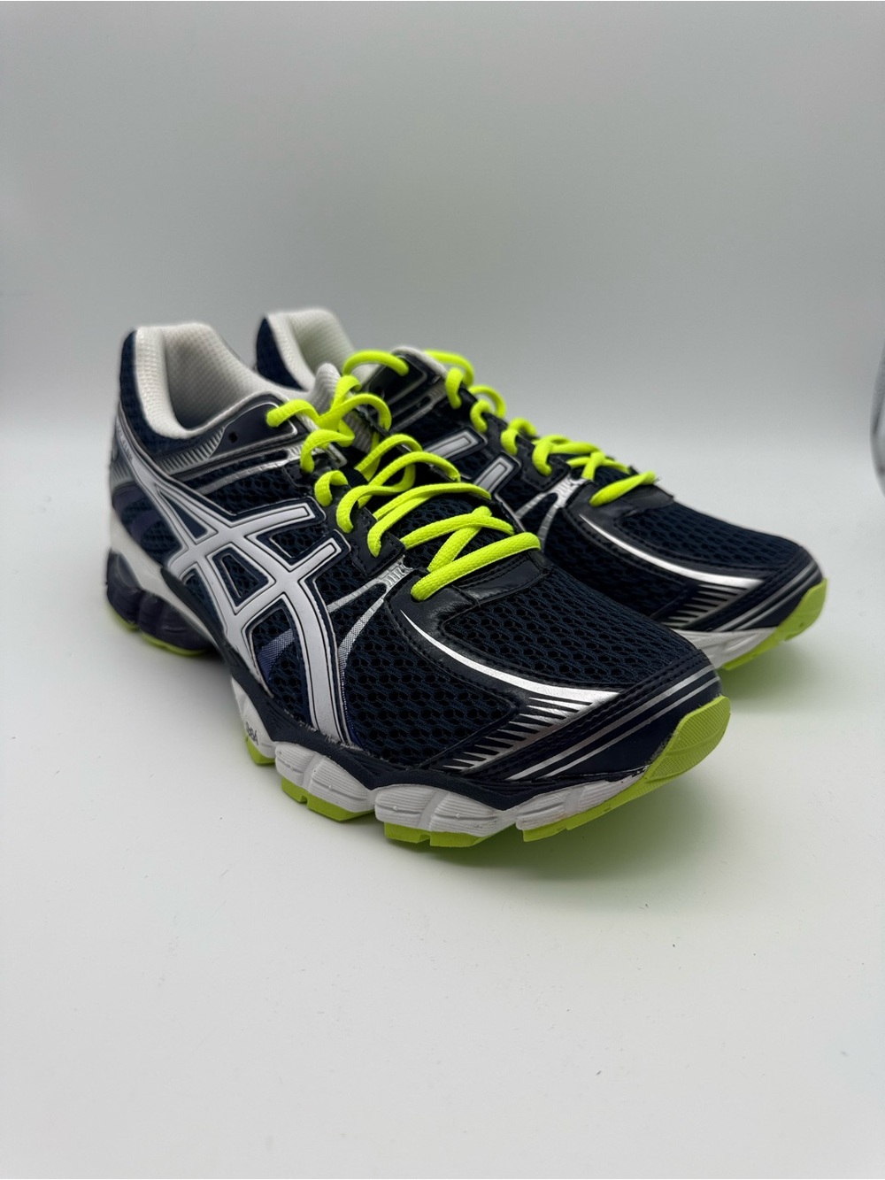 BRAND NEW Vintage 2013 ASICS GEL-FLUX T3D4N Navy/White/Yellow Men’s Size 10